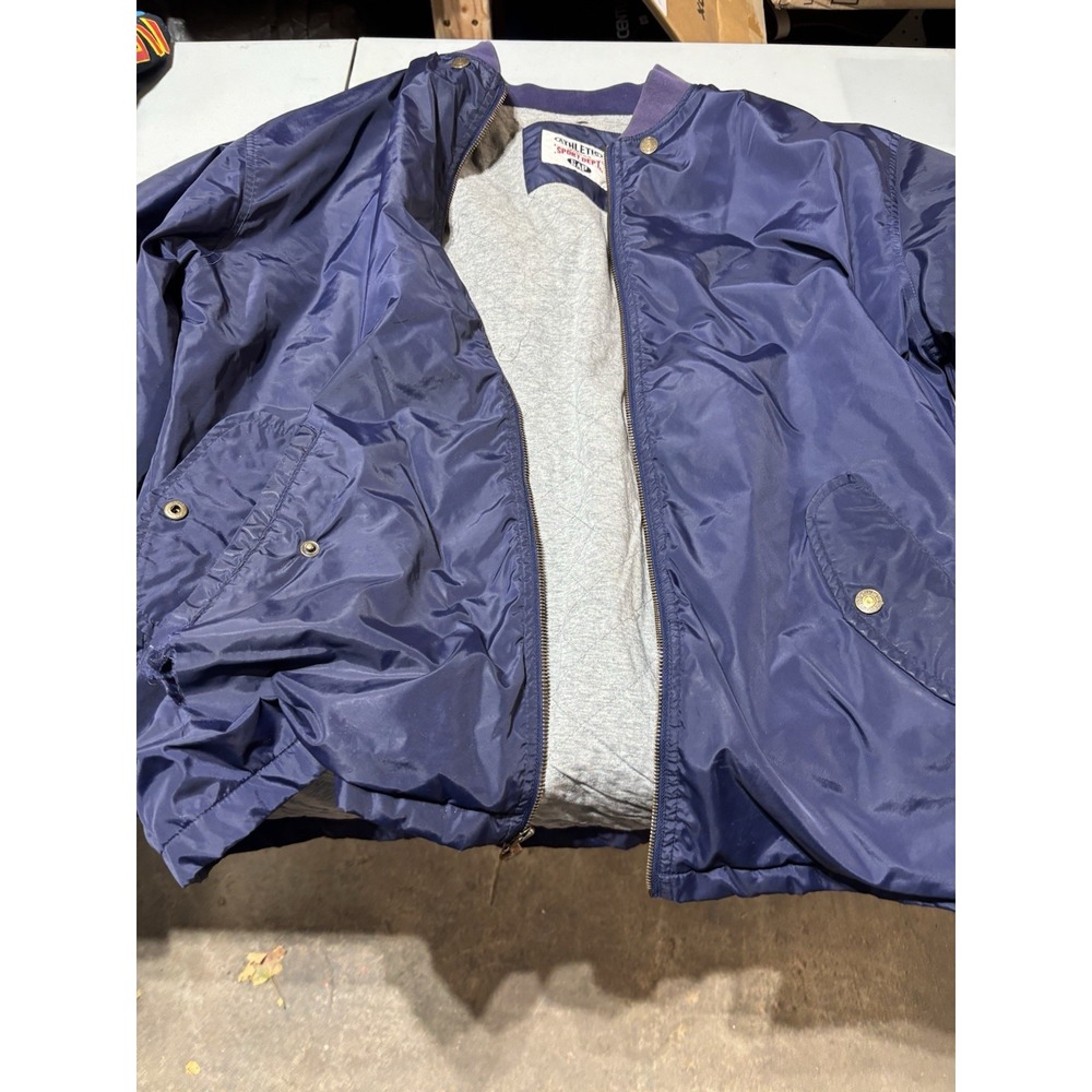 Vtg Gap Athletic Sport Dept Blue Coat‎ Sz M